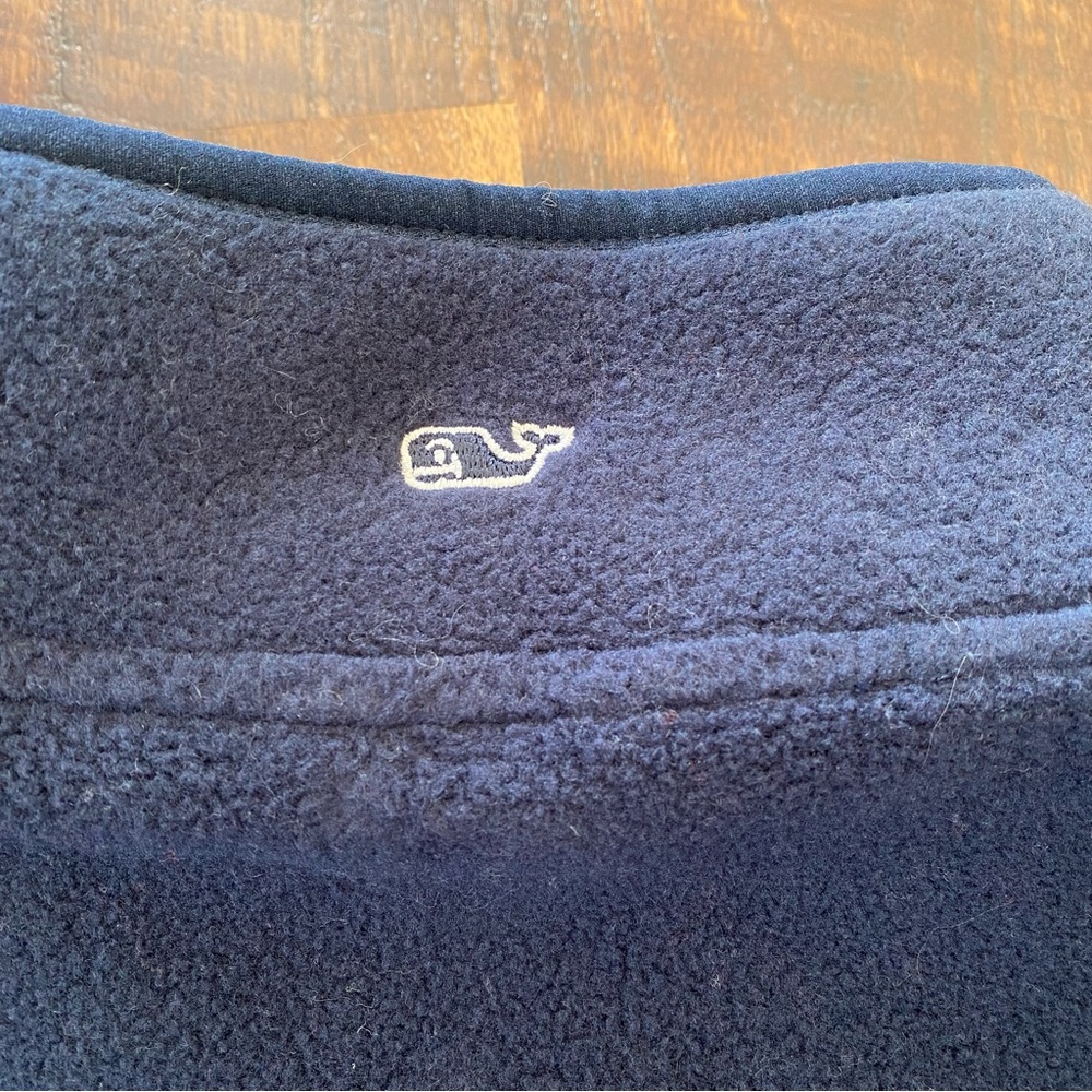 NWT Women’s Vineyard Vines Navy Half-Zip Fleece Sweater - Picture 5 of 5